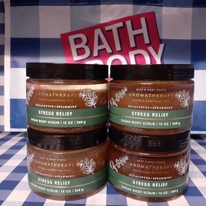 Bath & Body Works Stress Relief Sugar Body Scrubs - 4